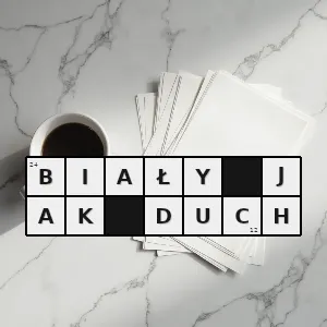 Hasło krzyżówkowe taki który jest w kolorze intensywnej jasnej bieli - biały jak duch – rozwiązanie, synonimy, podpowiedzi i definicje krzyżówkowe